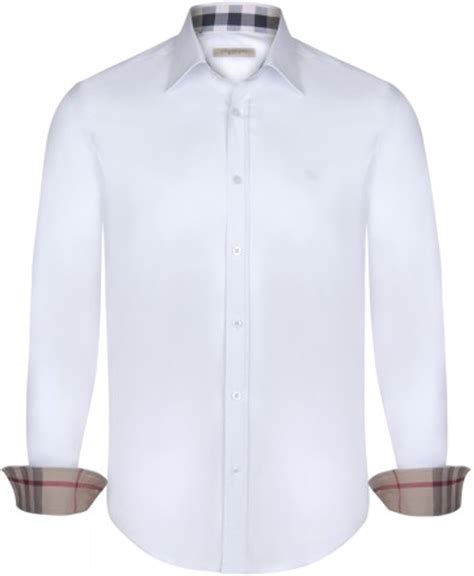 burberry shirt wit|burberry white long sleeve shirt.